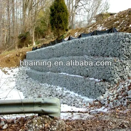 Low Price Welded Mesh Gabion Basket Manufacturer