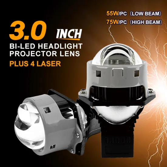 Plus 4 DT LED Headlight Bulbs: Enhancing Your Motorcycle's Lighting with Mini Projector Technology