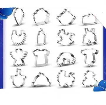 Stainless Steel Biscuit Mold for Baby Birthday Party and Christmas Baking – Wholesale Cookie Cutters