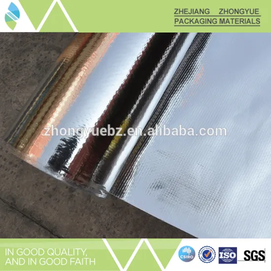 Metalized Pet Film VMPET Aluminum Foil Reflective Woven Fabric