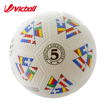 grain surface rubber soccer ball