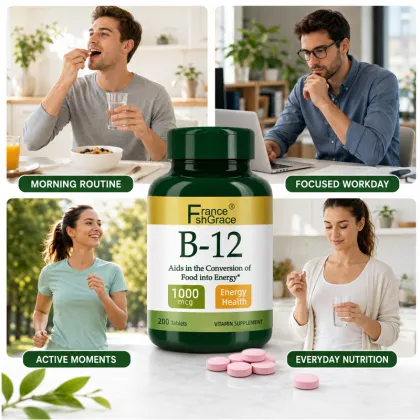 Shecome Vitamin B12 Tablets Energy Metabolism