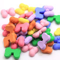 Wholesale Pretty Bowknot Resin Flatback Beads Artificial DIY Decor Bow Tie Handmade Ornament Accessory