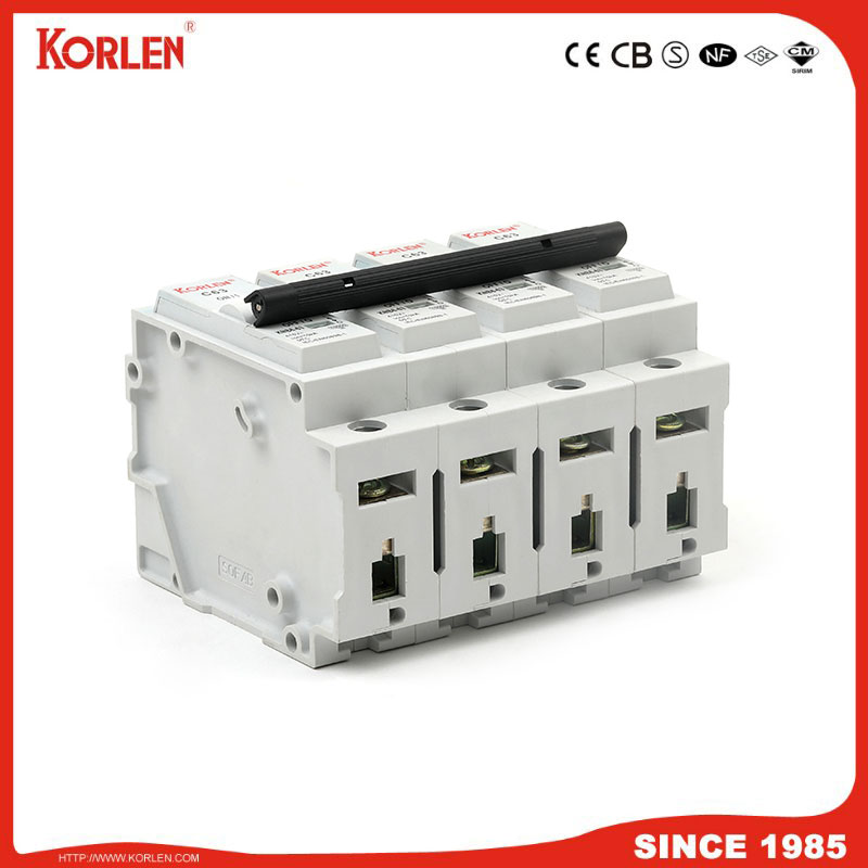 Miniature Circuit Breaker 10KA 63A CE KNB6-63 4P