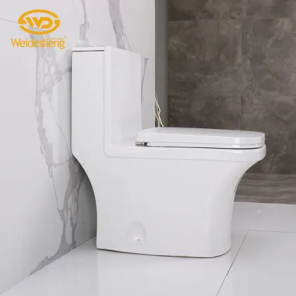 P Trap Washdown S P Trap One Piece Toilet with European Ceramic Seat, 180mm