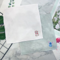 Towel Handkerchief embroidery cartoon cotton face