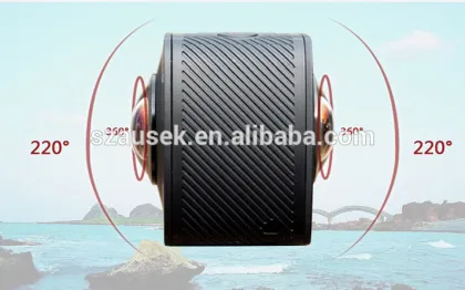 The best Dual lens WiFi Panoramic VR 360 Camera Mini 4k Sports 360 degree camera DV panoramic 360 wifi camera ip 360 cam