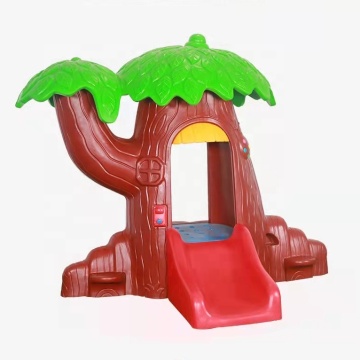 Interesting Indoor Playhouse: Plastic Toys, Small Houses, and Kindergarten Furniture for Kids
