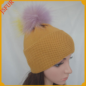 Jsfur Wholesale Made of Cotton Winter Warm Fur Hat China Supplier