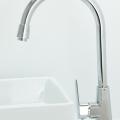 โครเมี่ยมหรือชุบทอง ห้องอาบน้ำ ทองเหลืองรูปสัตว์จับคู่อ่างล้างหน้าเป็ด Faucet Mixer