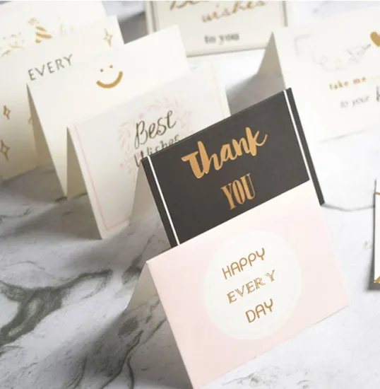 Festival greeting cards with envelopes