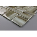 Brown Glass Luxury Mosaic Backsplash Glossy Tiles