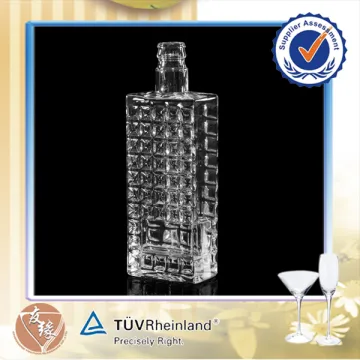 High Quality Fancy Liquor Bottles 450ML Glass Liquor Bottles