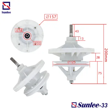 Washing machine high plate gearbox 11teeth shaft