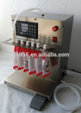 small electric spout pouch filling machine for filling Soybean milk, vegetable juice                        
                                                Quality Choice