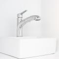 ก๊อกผสมครัว ก๊อกเดี่ยวอ่างล้างหน้า สีดำ Faucet Kitchen