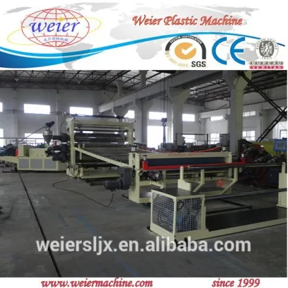 PVC Waterproof Flooring Machine PVC Floor Leather Sheet Extrusion Line China