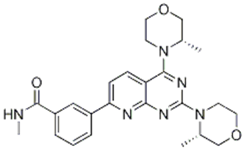 3-[2,4-Bis((3S)-3-methylmorpholin-4-yl)pyrido[5,6-e]pyrimidin-7-yl]-N-methylbenzamide CAS 1009298-59-2