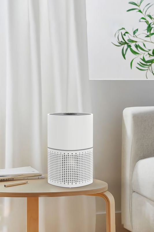 2024 Wholesale Smart Desktop Electric Hot Air Purifier with HEPA Filter  for Room Air Cleaning