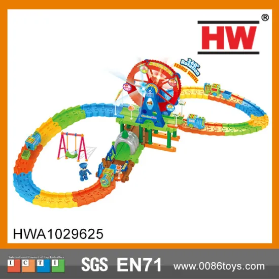 Hot Selling funny plastic train tracks toy