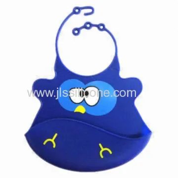 Eagle Printed Silicone Baby Bib Pattern 