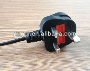 BS plug the power cord