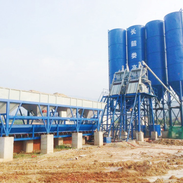 Electrical automatic 25m3 concrete batching plant for sale