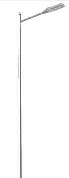 Polygonal Round Octagonal light pole steel pole