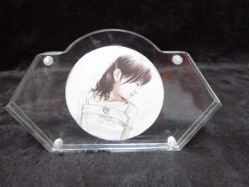 sexy girl acrylic digital photo frame display holders