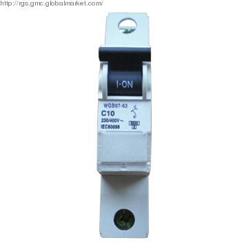 Miniature Circuit Breaker/MCB/CBO/Diruptor WGB07-63/1P-4P