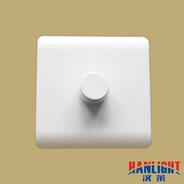 UK type 1 gang dimmer switch