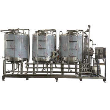 ระบบทำความสะอาด CIP สำหรับการผลิตนมและนม (500L-10000L)