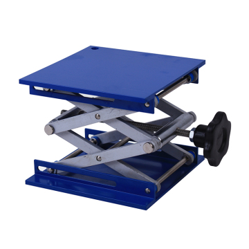 10x10x38cm Aluminum Tables with Hydraulic Stainless Steel Laboratory Jacks