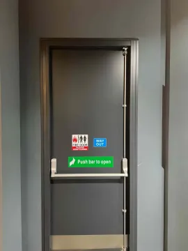 Customizable Glass/Glazed Fire Door For Emergency Exit