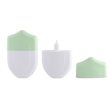 HDPE Squeeze Oval Cosmetic Container for Sunscreen and Packaging