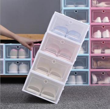 Transparent Stackable Folding Acrylic Custom Shoes Storage Box