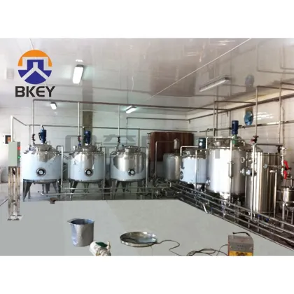 BKEY Factory Price Professional Made Evaporated Milk Coconut Milk Processing Machines