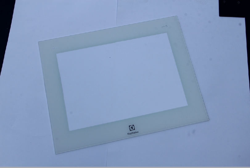 Cut Size Oven White Door Tempered Glass, High Quality Cut Size Oven