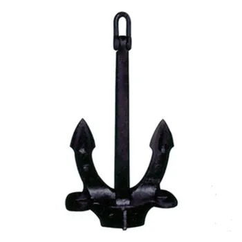 Steel ship anchor triangular anchor