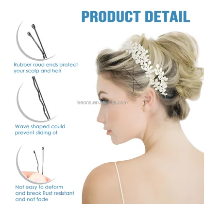 Bobby Pins for Waved Hair: Wedding Bridal Headwear and Hairstyle Accessories