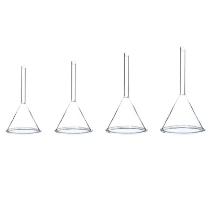 Glassware Short Type Glass Funnel 180mm