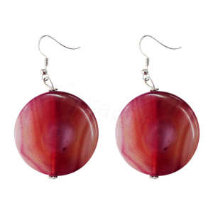 Natural Gemstone Agate Earring