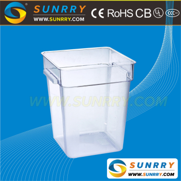 Popular silicone food grade 22QTplastic storage container set with NSF