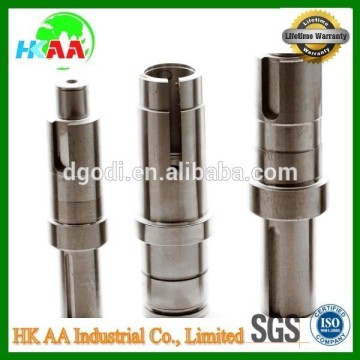 CNC turning machining steel keyway shaft, custom shaft with keyway