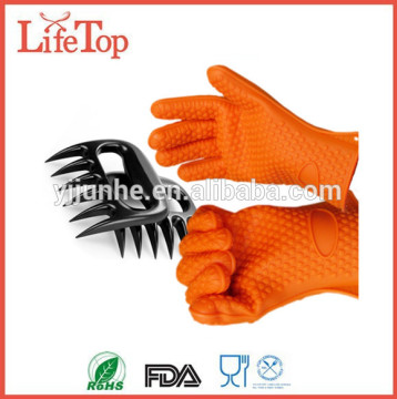 Heat Resistant Grilling Accessories Barbecue Gloves Pulled Pork Claws Set