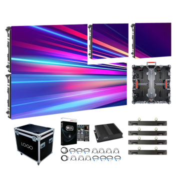 إكمال 4x2 حزمة جدار الفيديو LED: حل مفتاح الشاشات LED داخلي 3.91 مم - 500 مم × 500 مم P2.9 و P3.91 شاشات وحدات الألوان الكاملة