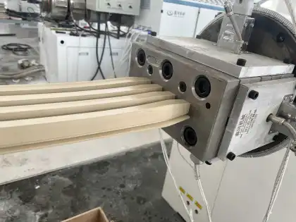 WPC Fluted Wall Panel Manufacturing Machine