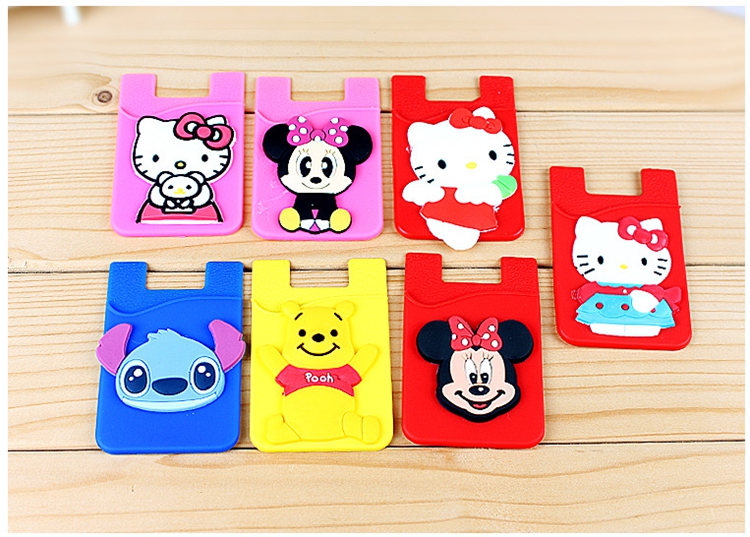 custom adhesive cell phone wallet