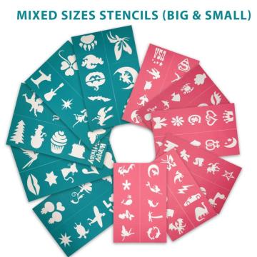 Face Paint Stencils Kit 100 Piece for Kids