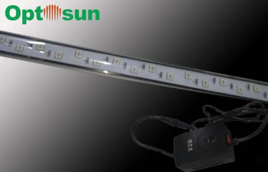 Ip68 Dc24v Smd5050 Aquarium Led Light Bar 1200mm Length In White Blue Red , 120 Degree Beam Angle
